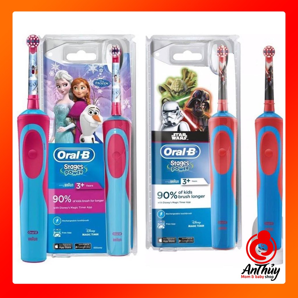 Bàn Chải Điện Cho Bé Oral-B Stages Power