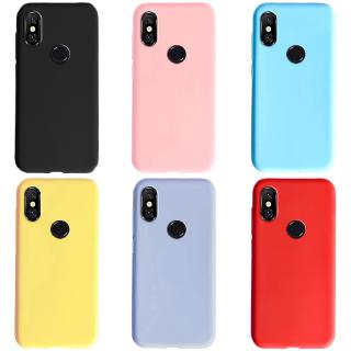 Ốp điện thoại silicone mềm màu trơn đáng yêu cho Huawei Honor 7s 7A 8x 8A Play