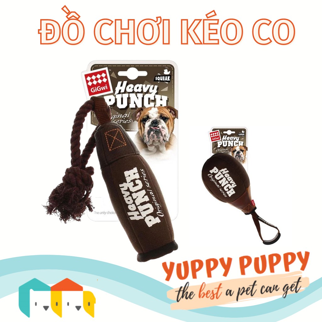 Gigwi Đồ chơi Túi đấm bốc kéo co cho cún / chó