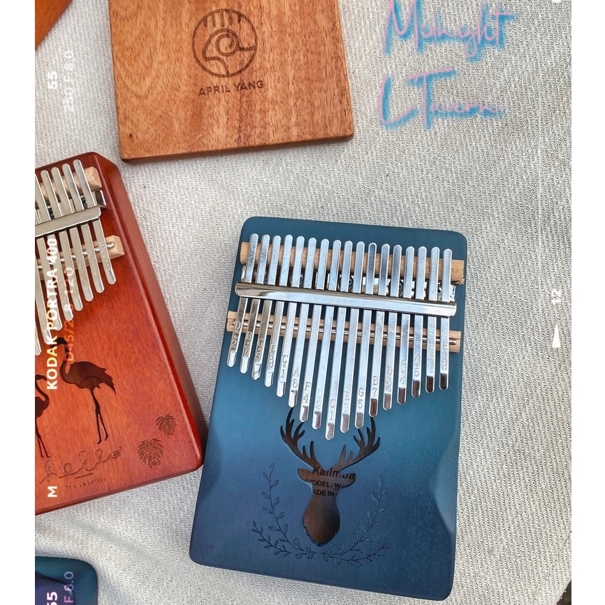 Đàn Kalimba 17 phím gỗ siêu rẻ âm tốt