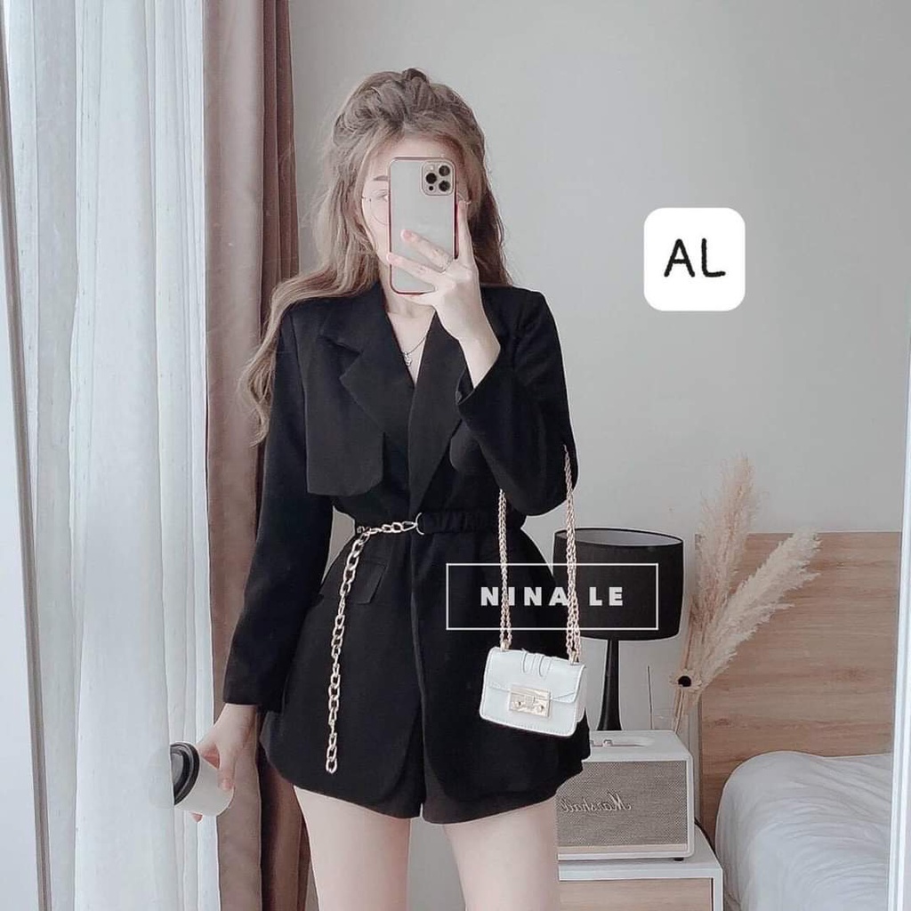 áo manto blazer kèm đai đủ màu hot hit