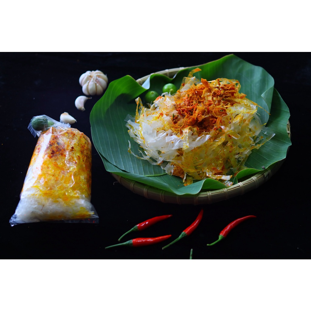 Siêu Phẩm Bánh Tráng Trộn muối tép Hành Phi ( mới )