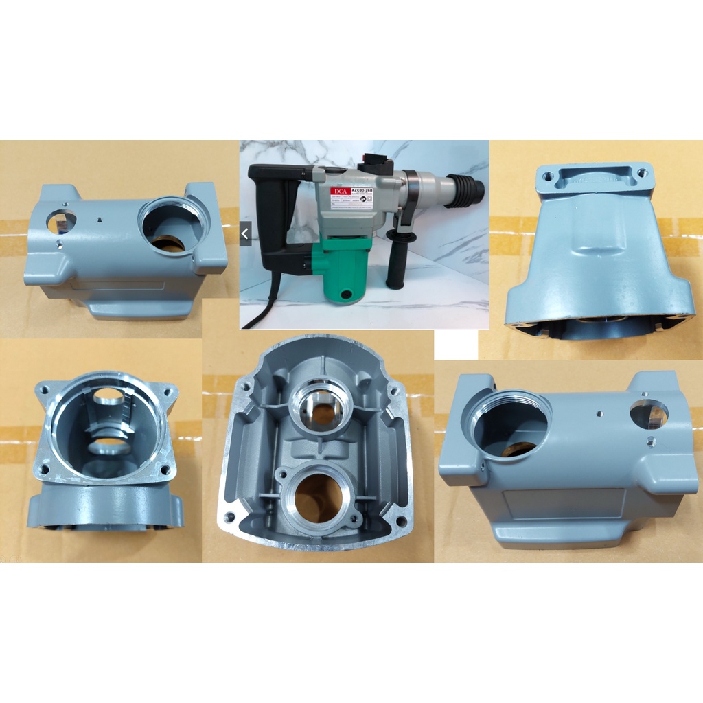 THÂN NHÔM MÁY KHOAN ĐỤC DCA AZC03-26B, ĐẦU NHÔM KHOAN 2 CHỨC NĂNG AZC 03-26