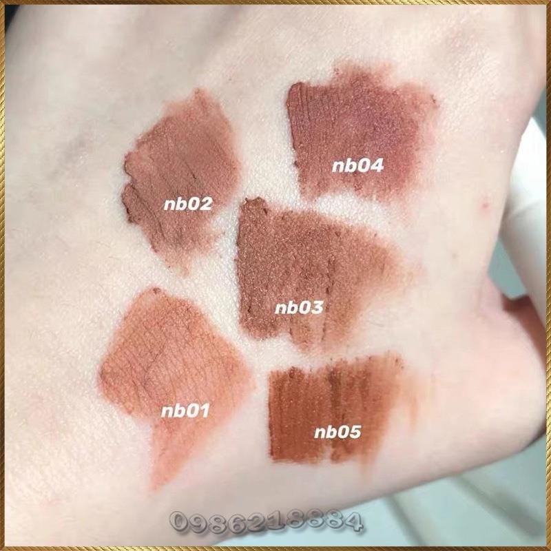 Son kem nhung mờ chất kem bùn Daimanpu vỏ trắng D6497