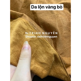 Vải da lộn MAO TRÚC