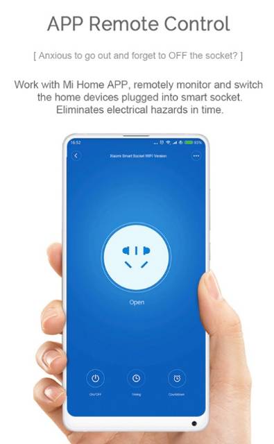 Ổ Cắm Thông Minh Xiaomi Mijia Kết Nối Wifi