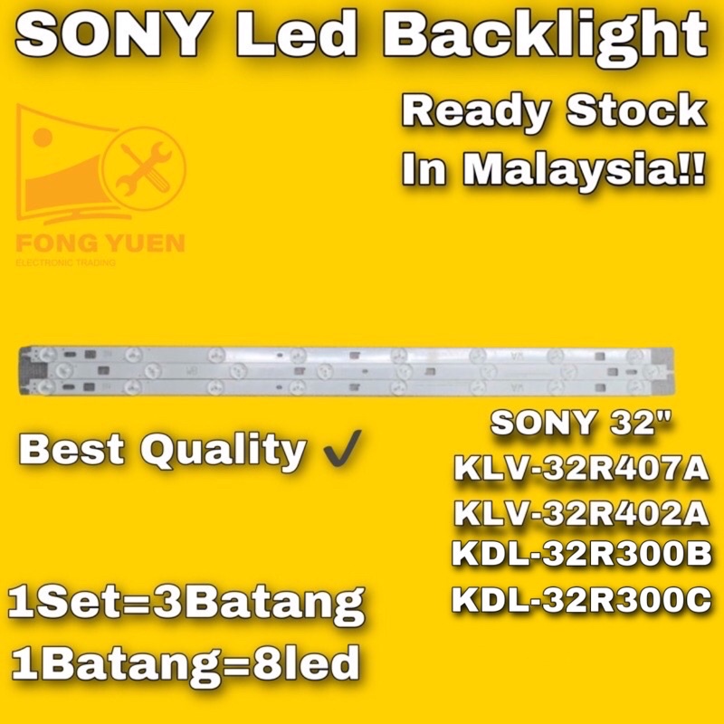 ĐÈN LED SONY KLV-32R407A / KLV-32R402A / KDL-32R300B / KDL-32R300C Mlb1 / KLV-32R402A / KDL-32R300B 
