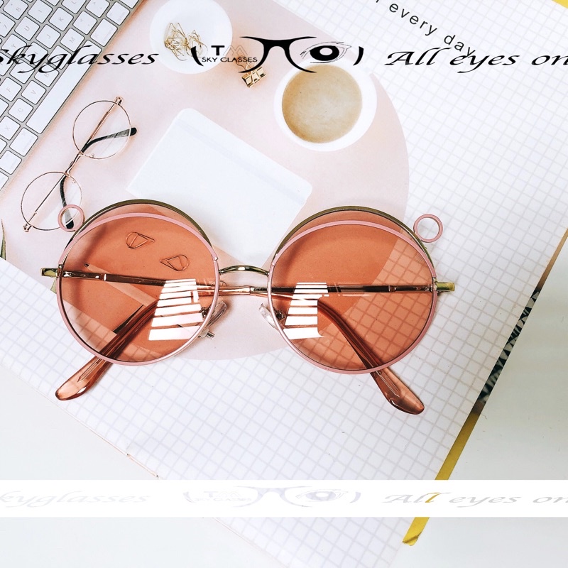 Mắt kính trẻ em cao cấp tai gấu tròn đáng yêu ngộ nghĩnh hợp kim