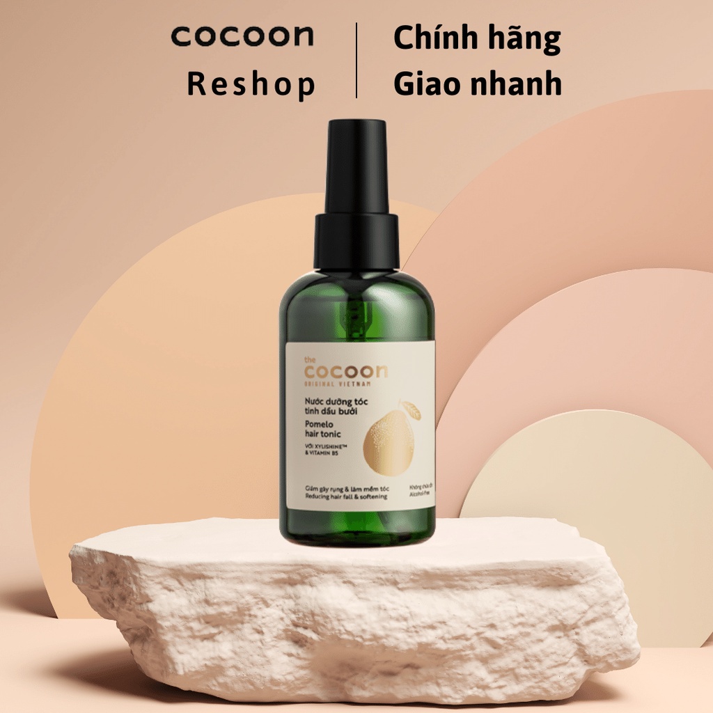 Nước dưỡng tóc tinh dầu bưởi Cocoon giúp giảm gãy rụng & làm mềm tóc 140ml