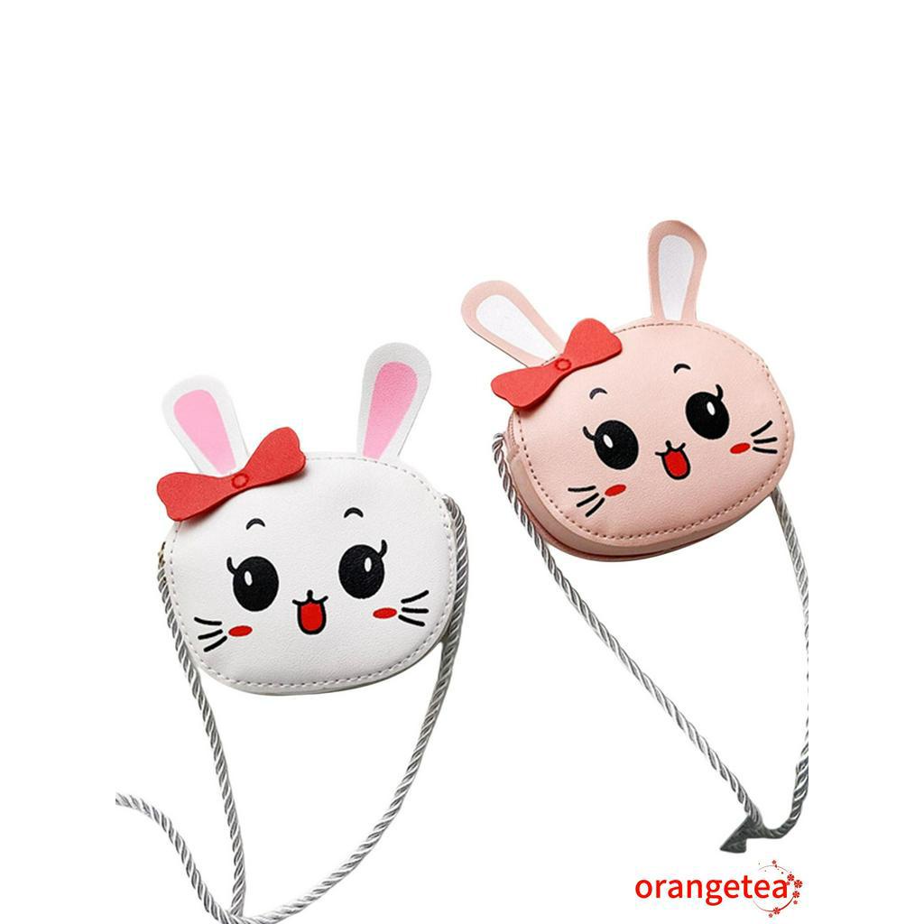 Túi đeo chéo hình thỏ hoạt hình dễ thương cho bé gái