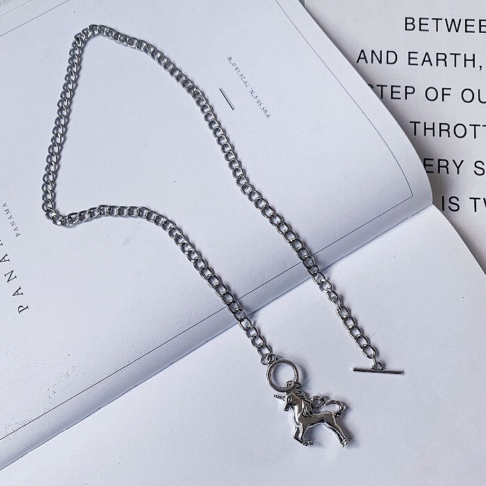 Dây chuyền thời trang mặt hình ngựa một sừng đẹp mắt 203954