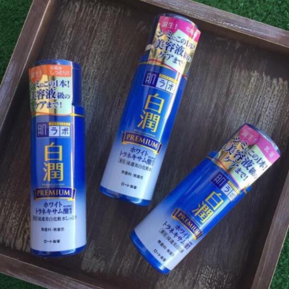 Nước hoa hồng Hadalabo Premium trắng da