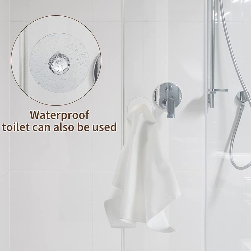 Núm Tay Cầm Tủ Bằng Acrylic Trong Suốt Hình Tròn Chống Nước Dùng Trang Trí Nội Thất