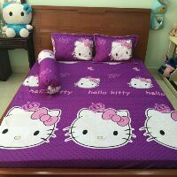 Bộ gra gối cotton polly 4 món cao cấp