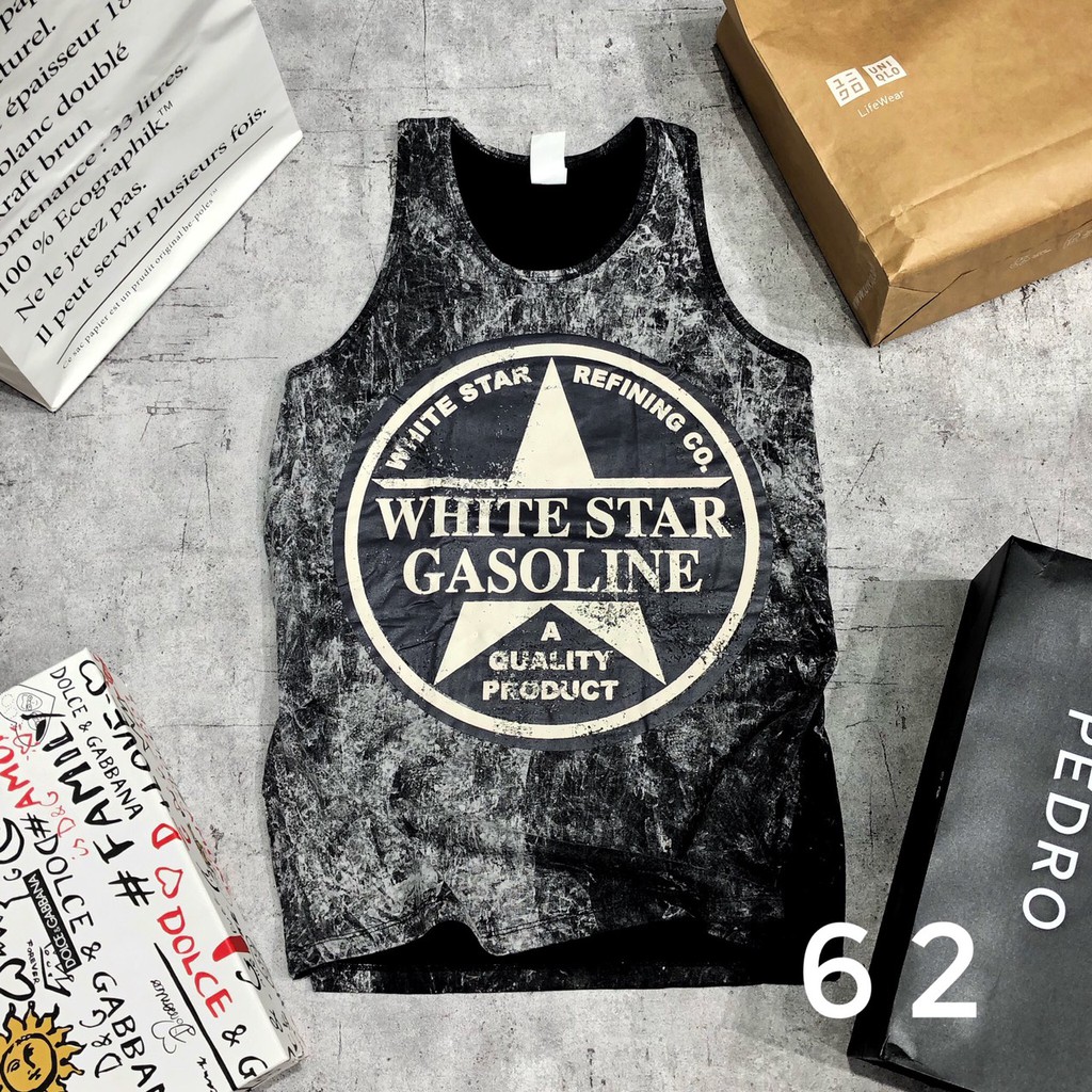 Áo tanktop sát nách 3 lỗ tập gym nam SNTL W