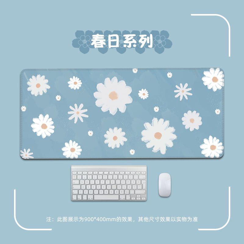 Miếng Lót Chuột Máy Tính Chống Trượt Hình Hoa Dễ Thương