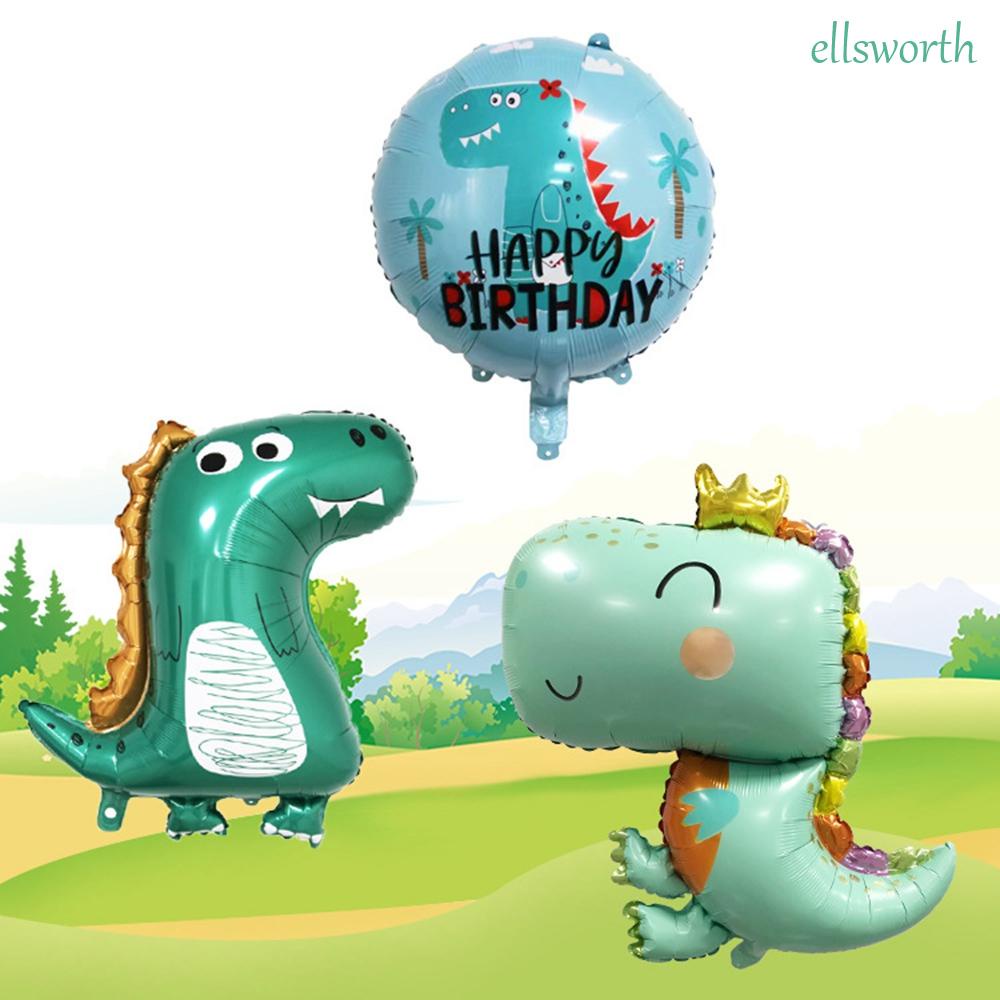 Bong Bóng Hình Khủng Long Hoạt Hình Trang Trí Tiệc Sinh Nhật Cho Bé