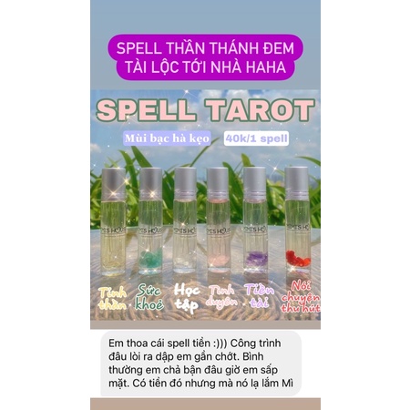 SPELL TAROT ĐÁ PHONG THUỶ