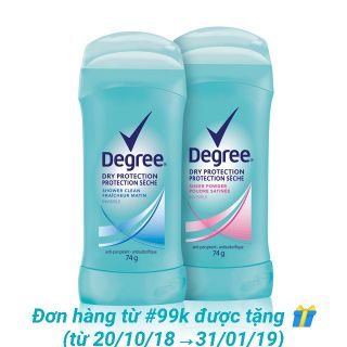 Lăn khử mùi Degree dành cho nữ (74g)