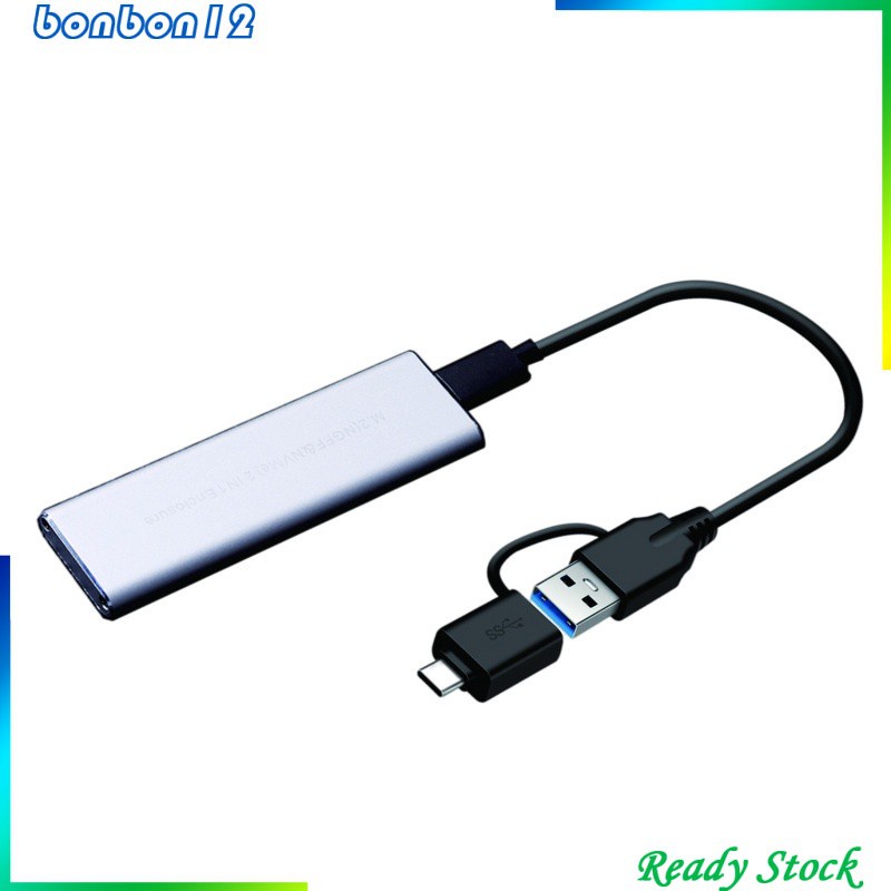 [Home Appliances] M.2 NVME SSD SATA Enclosure Adapter USB C Case Dual Protocol | BigBuy360 - bigbuy360.vn