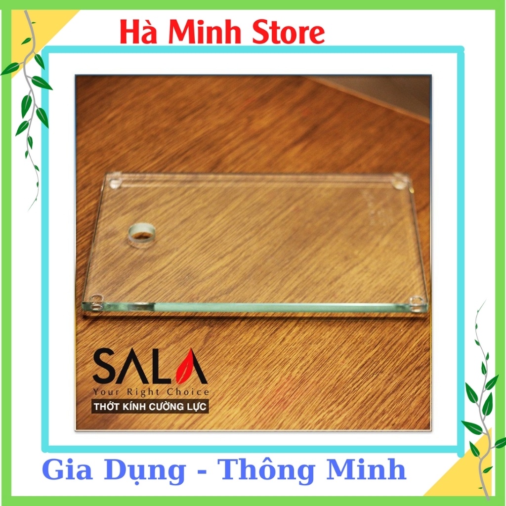 [Hàng Việt Nam Chất lượng Cao] Thớt Kính Cường Lực Công Nghệ Nhật Bản Dày 12mm Siêu Bền, Thớt Cường Lực Sala Kháng Khuẩn