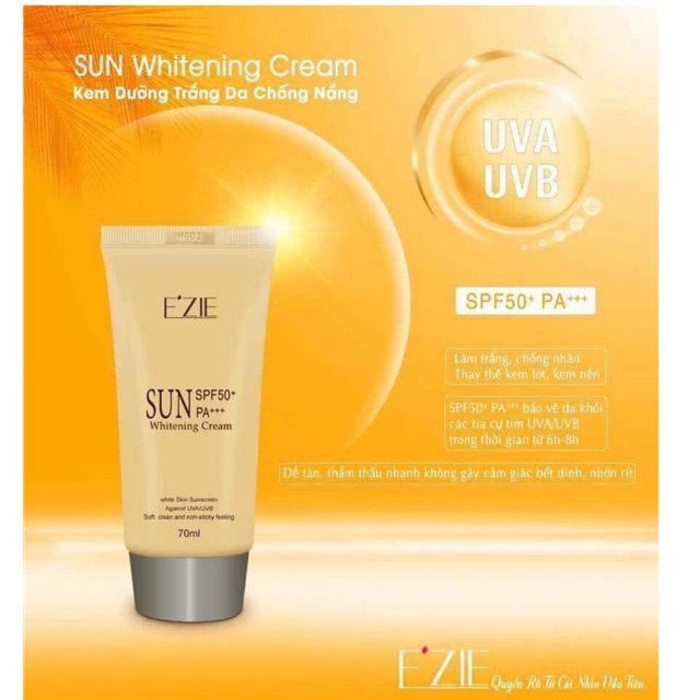 Kem chống nắng E’ZIE Sun Whitening Cream  70ml
