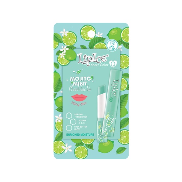 Son Dưỡng Lipice Sheer Color Q Mojito Mint Chanh Bạc Hà 2.4g