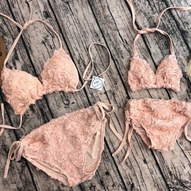 Bikini bé hoa nổi - ẢNH THẬT - size từ bé 1 tuổi
