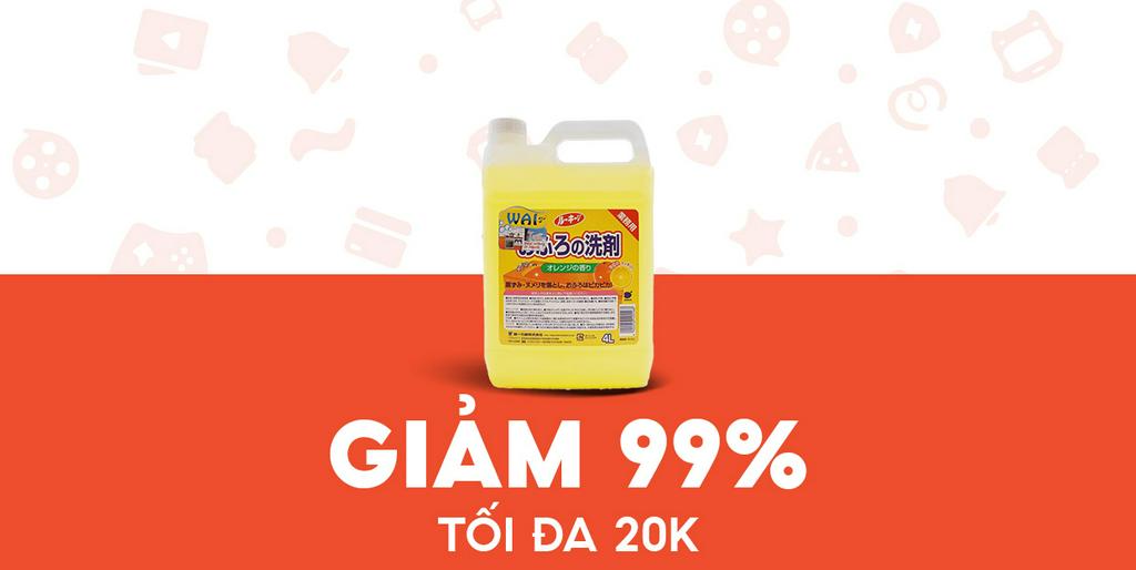 - Soc N Brothers - Giảm 20K cho Chất tẩy rửa nhà tắm Wai
