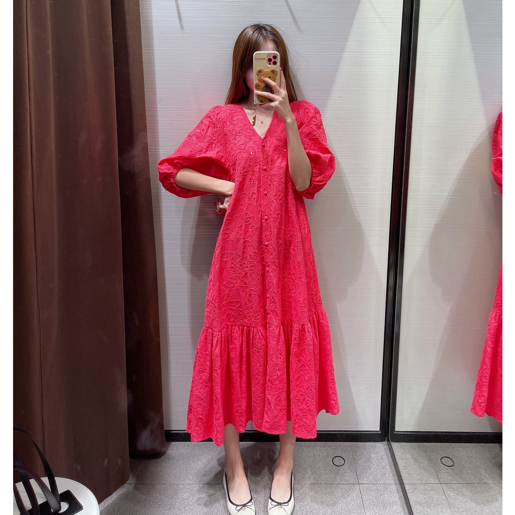 Đầm Nữ Thêu Họa Tiết Phong Cách Zara 4786 / 095 4786095