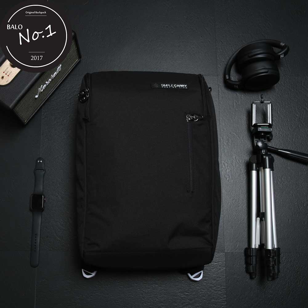 Balo Thời Trang Cao Cấp Simple Carry K3 Black