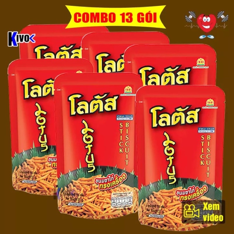 [Combo 13 gói ] Bánh que thái 25g/ gói SIÊU NGON-ĂN VẶT