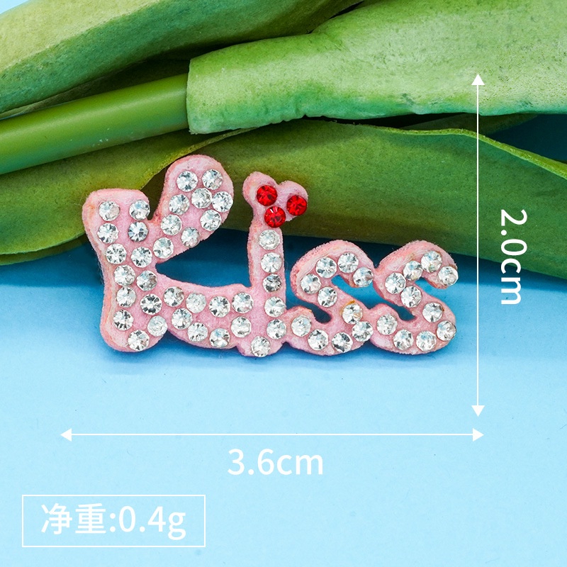 2189662 Miếng Dán Trang Trí Mũ / Giày Hình Bướm Hoạt Hình Đính Đá diy