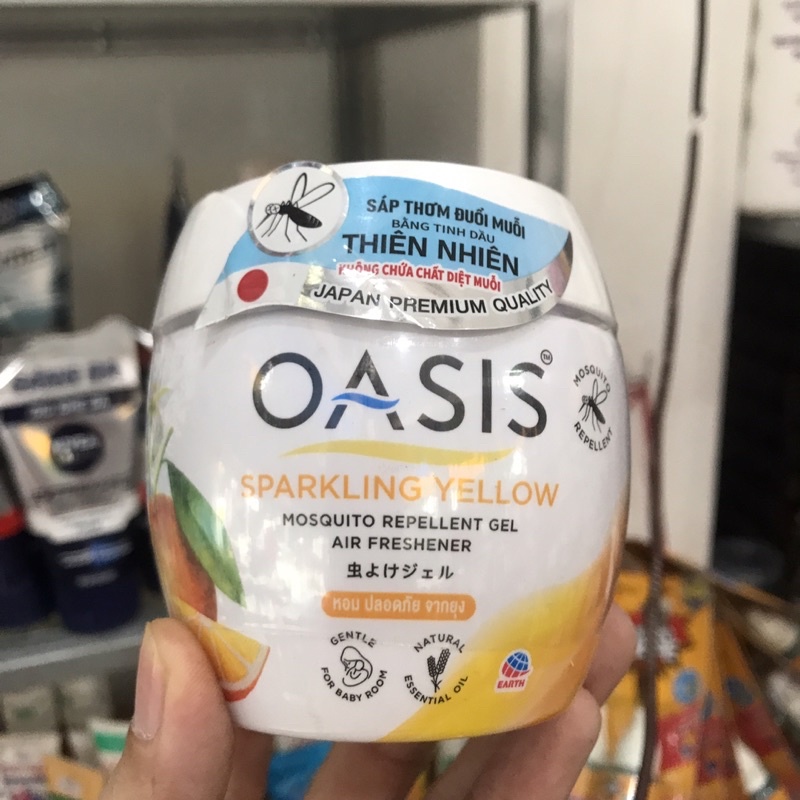 Sáp Thơm Phòng Đuổi Muỗi OASIS Hương Cam 180g Thái Lan