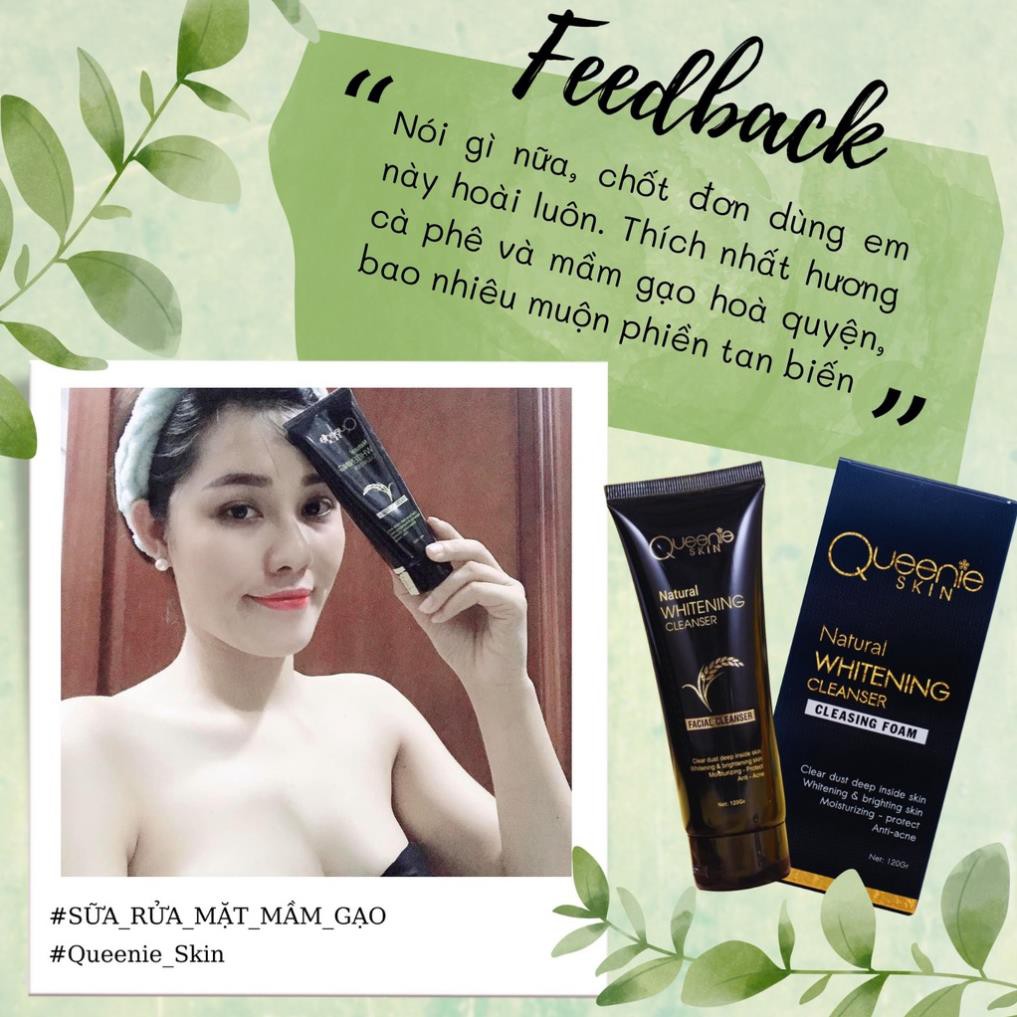 Sữa Rửa Mặt Mầm Gạo Queenie Skin - Sữa Rửa Mặt Queenie Skin Date Mới Nhất