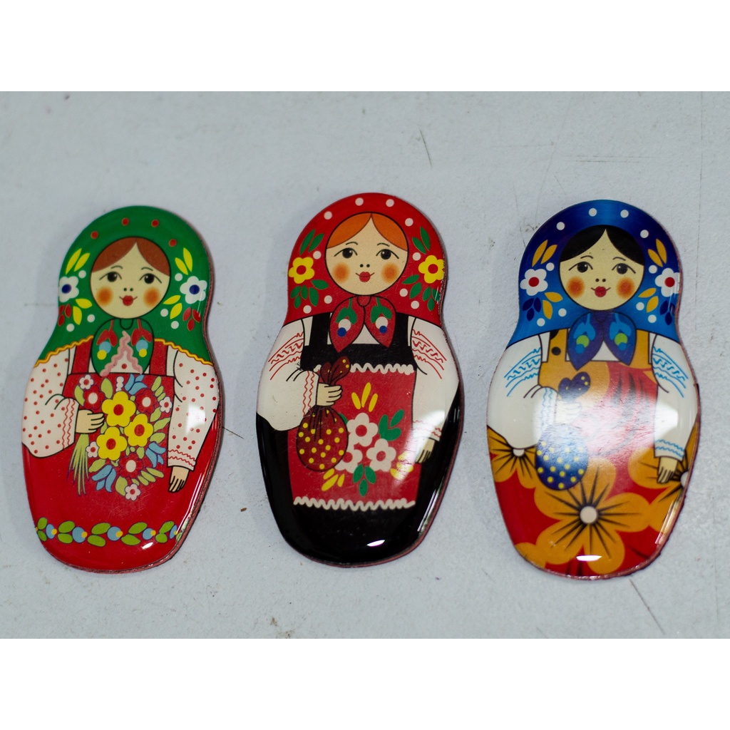 MIẾNG TRANG TRÍ HÌNH BÚP BÊ NGA,PHONG CẢNH NGA RẤT ĐẸP CỰC DỄ THƯƠNG CÓ NAM CHÂM GẮN TỦ LẠNH