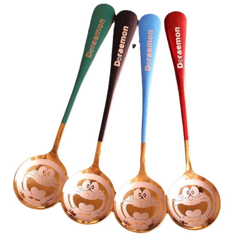 Thìa Doraemon doremon thìa inox doremon