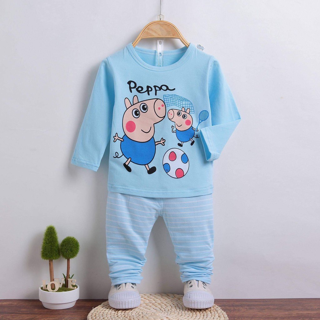 BỘ COTTON XUẤT HÀN TAY DÀI CHO BÉ TRAI BÉ GÁI HÀNG XUẤT XỊN
