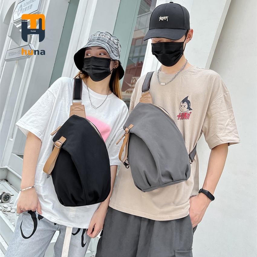 Túi Đeo Chéo Nam HUNA Cặp Đeo Chéo Nam Nữ vải chóng nước cao cấp đựng vừa ipad đi chơi đi học dã ngoại du lịch BL06