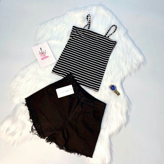 Áo Hai Dây Ngang Hàng Tại Xưởng Thun Cotton 4 chiều | BigBuy360 - bigbuy360.vn