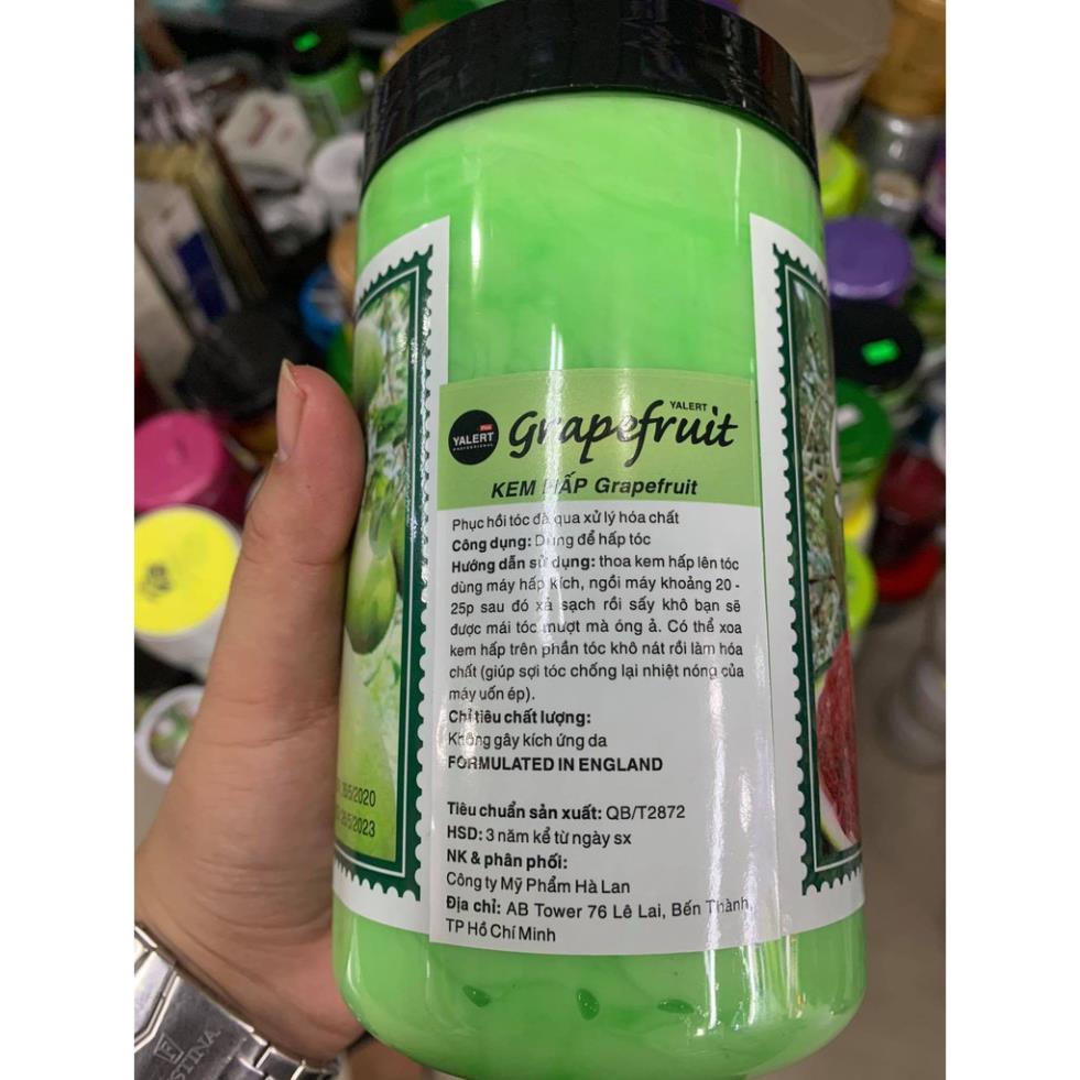 Kem Hấp Ủ Phục Hồi Tóc Bưởi Grapefruit Valert Siêu Mềm Mượt 1000ml
