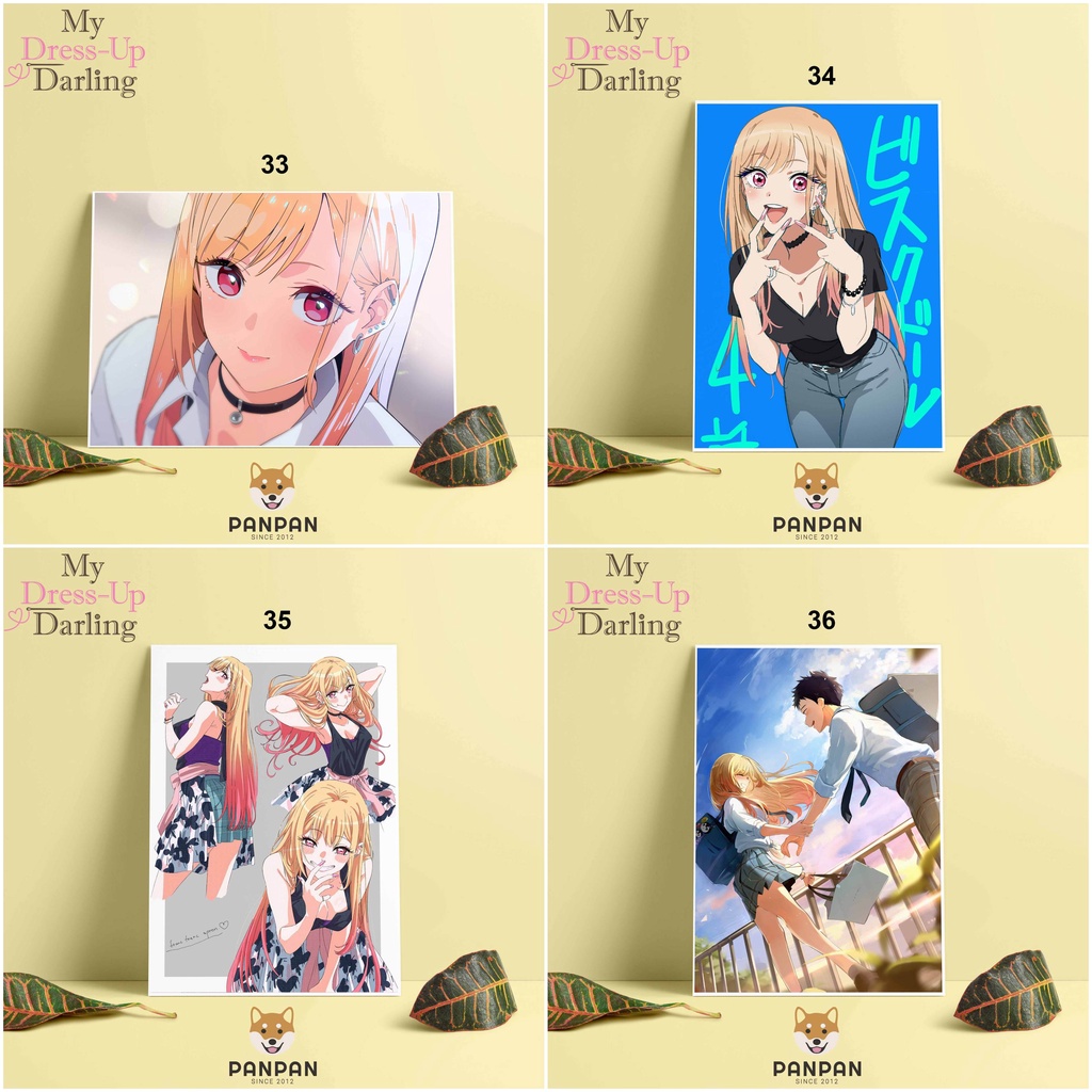 Postcard Cao Cấp - Poster Kitagawa Marin Sono Bisque Doll wa koi o suru / My Dress-Up Darling