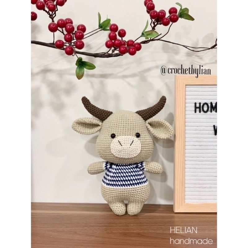 Gấu bông hình trâu cho bé