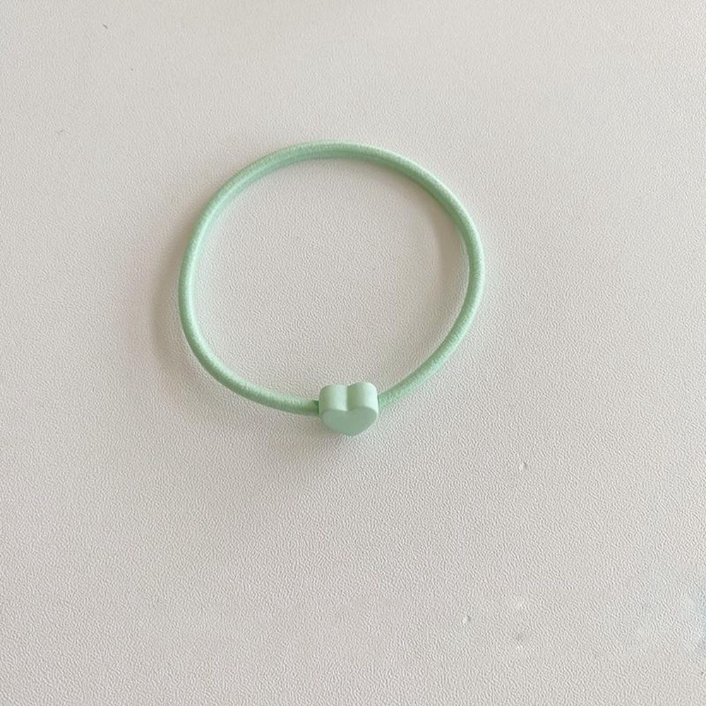 Set 3 dây buộc tóc cao su co giãn màu sắc ngọt ngào