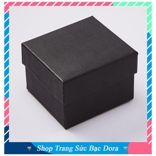 Hộp đựng đồng hồ giấy giả da kèm gối nhung cực đẹp màu ngẫu nhiên