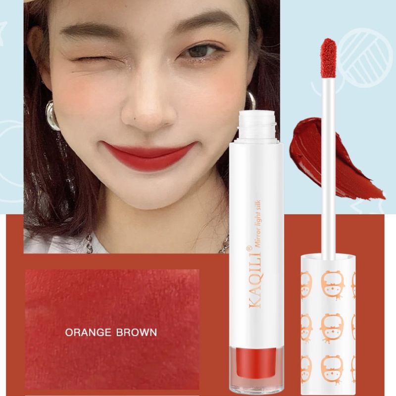 Son môi KAQILI dưỡng ẩm không phai màu hiệu ứng gương mượt mà
