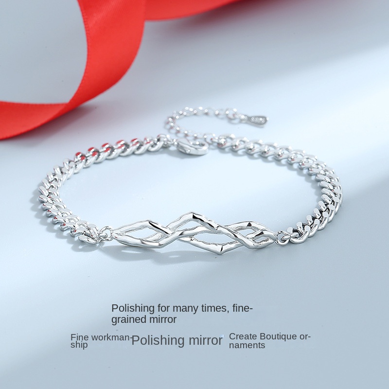 Vòng Đeo Tay Đôi Họa Tiết Hoa Hồng Thời Trang Sành Điệu