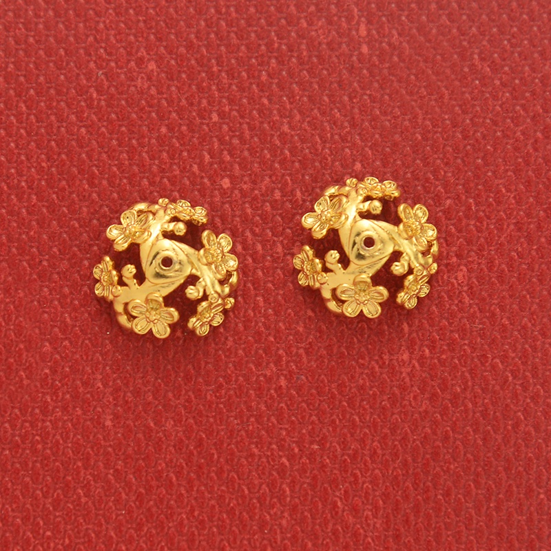 Phụ Kiện Cát Vàng 13mm Tự Làm Vòng Tay Trang Sức Tiện Dụng