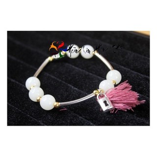 Vòng tay mây họa ánh trăng trắng PTHL 1149