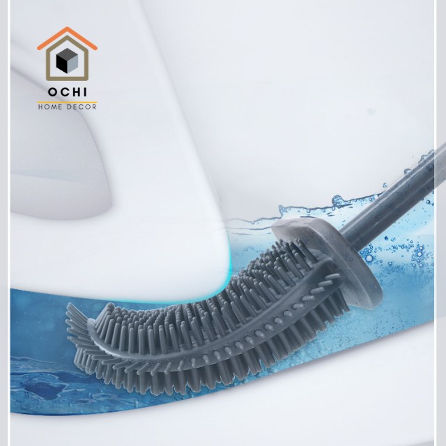 Chổi vệ sinh nhà tắm, cọ silicon vệ sinh bồn cầu toilet cao cấp